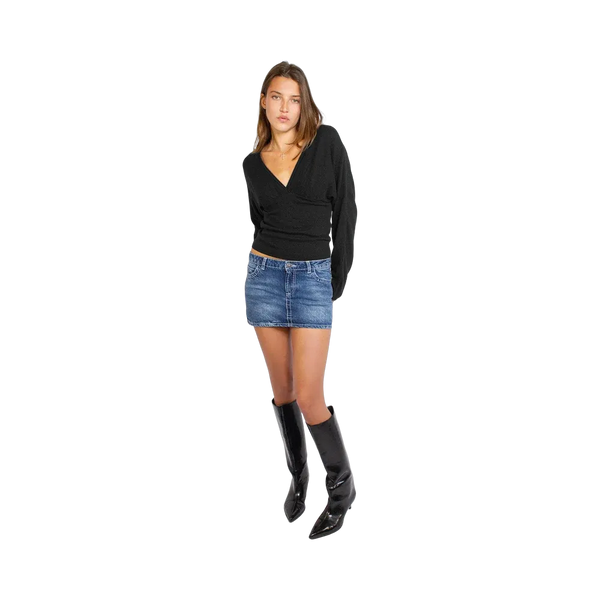 Subdued V-Neck Sweater 'Black'
