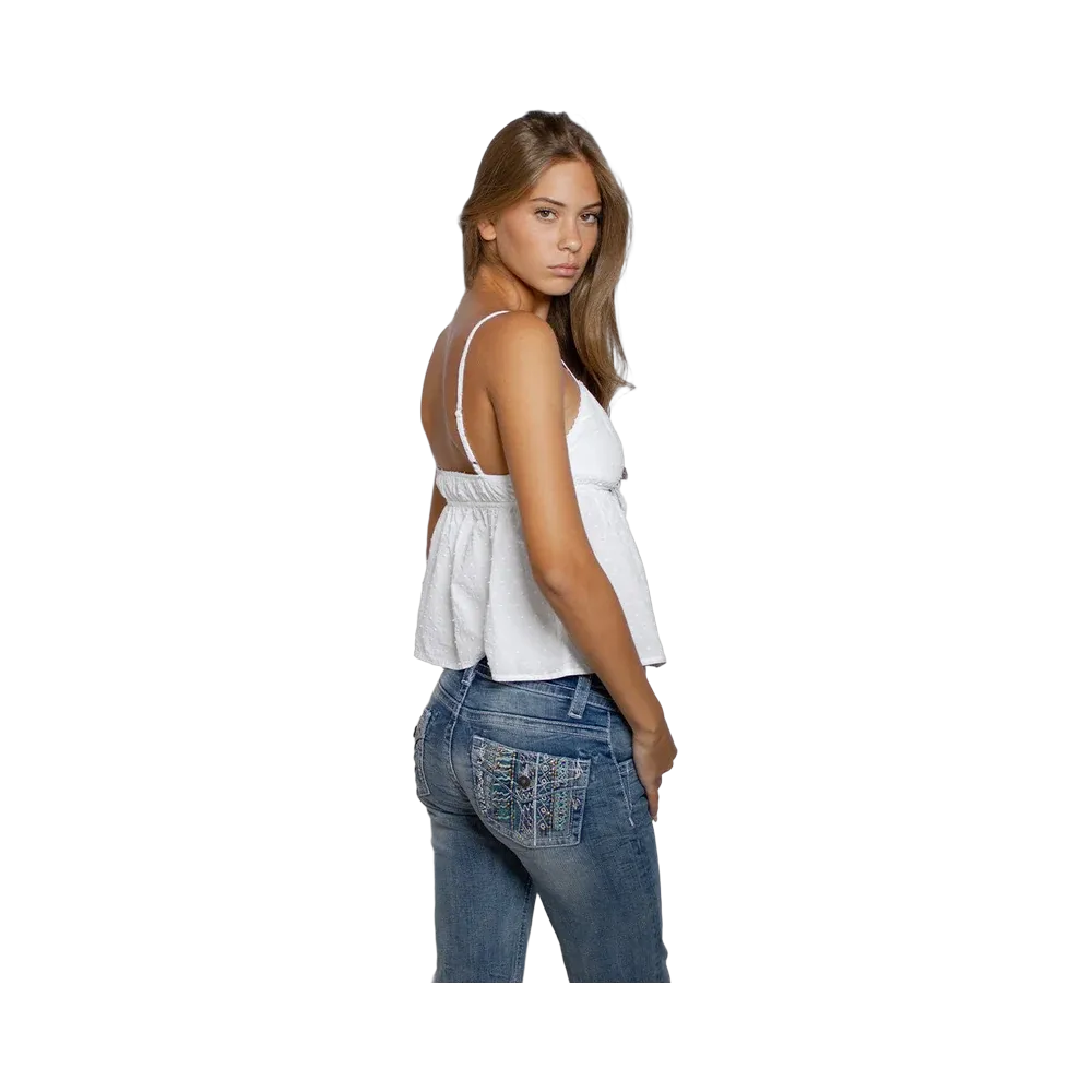 Subdued V-Neck Top 'White'