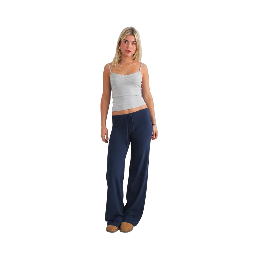 Subdued Wide-Leg Joggers 'Blue'