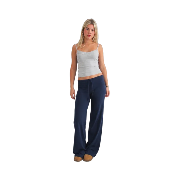 Subdued Wide-Leg Joggers 'Blue'
