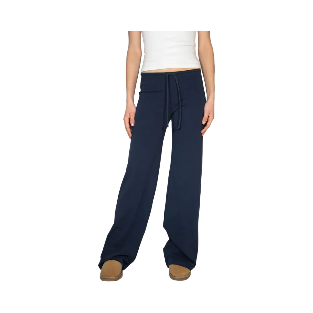 Subdued Wide-Leg Joggers 'Blue'