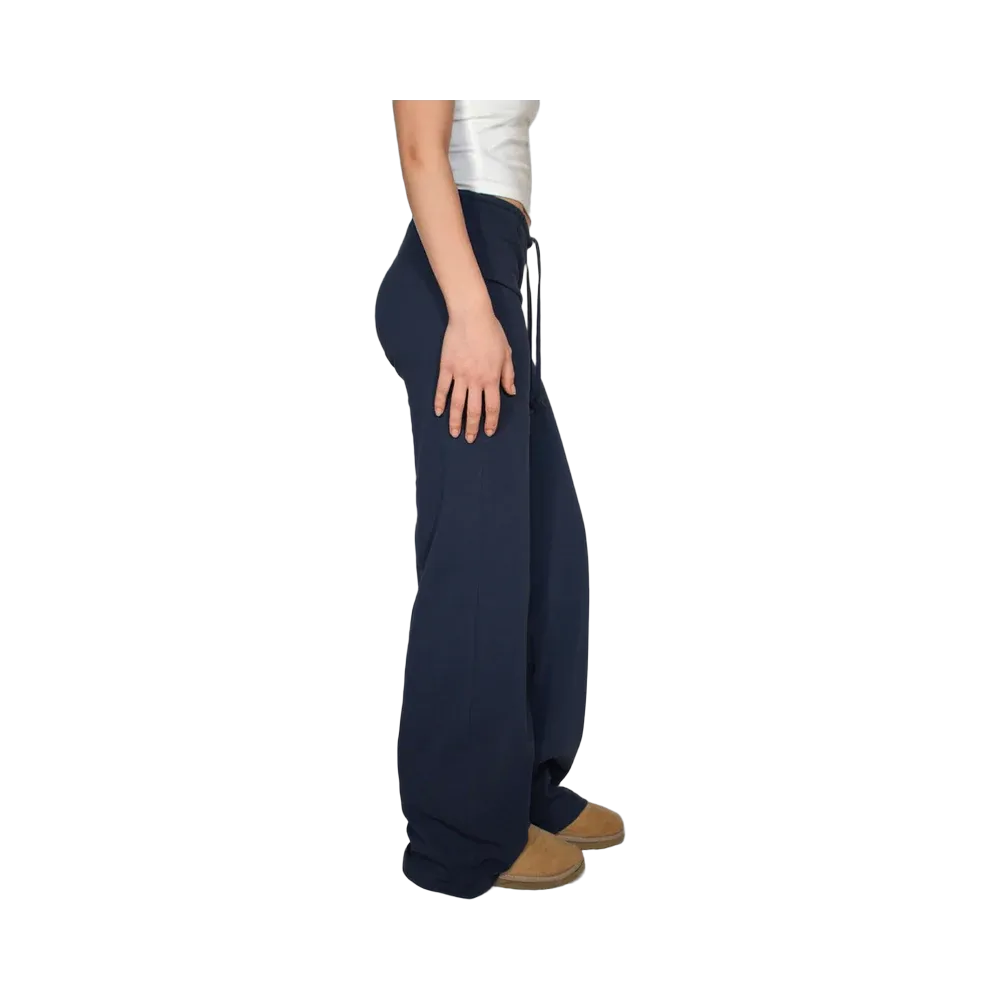Subdued Wide-Leg Joggers 'Blue'