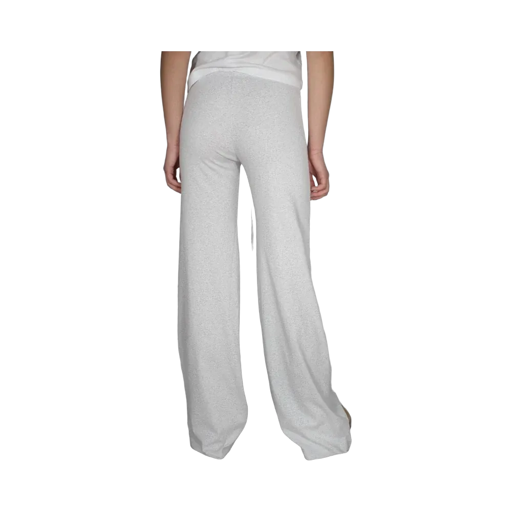 Subdued Wide-Leg Pants 'Pearl Grey Melange'