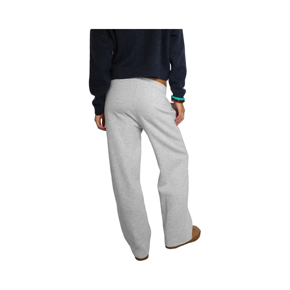 Subdued Wide-Leg Sweatpants 'Pearl Grey Melange'