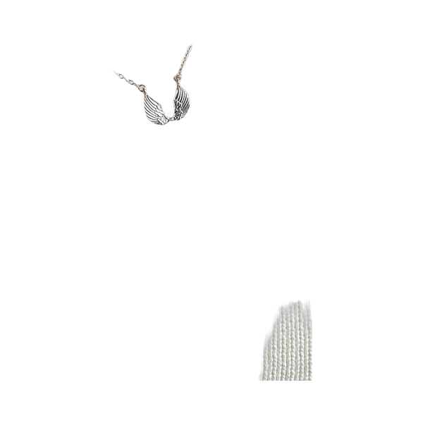 Subdued Wings Necklace 'Silver'