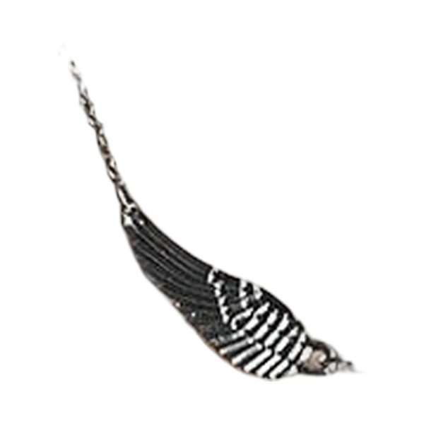 Subdued Wings Necklace 'Silver'