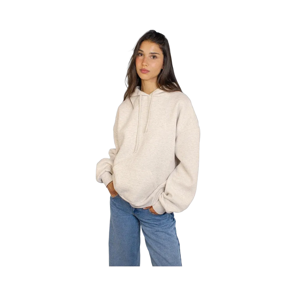 Subdued Wings Sequin Hoodie 'Cream'