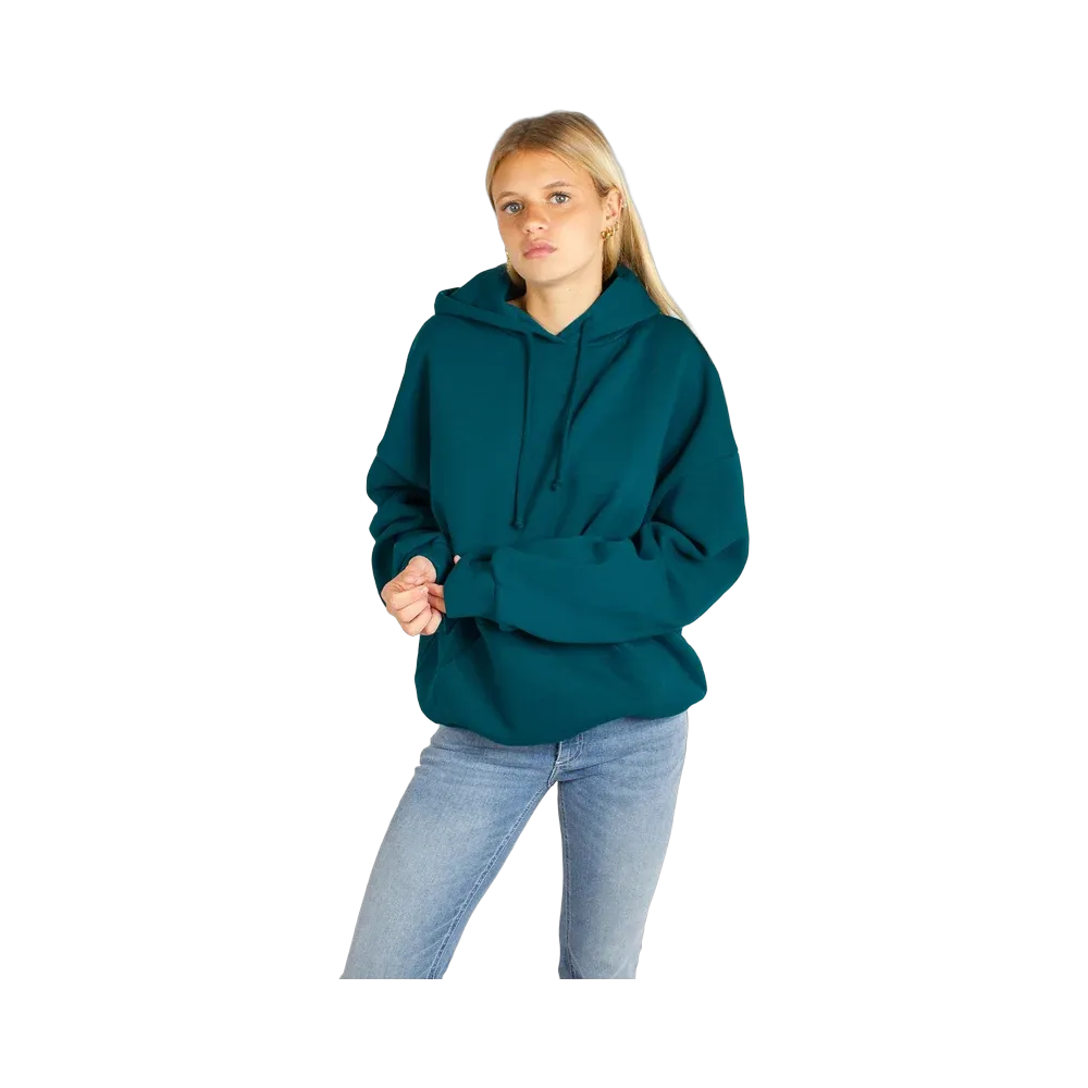 Subdued Wings Sequin Hoodie 'Petrol Blue'