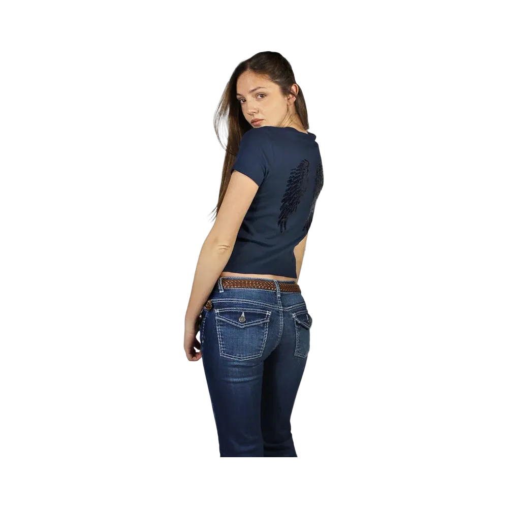 Subdued Wings T-Shirt 'Blue'