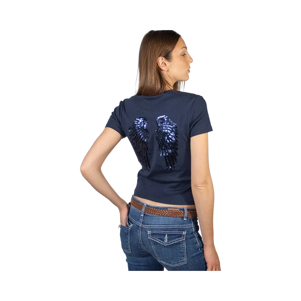Subdued Wings T-Shirt 'Blue'