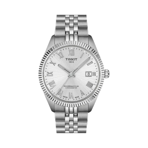 Tissot Ballade Men Automatic Silver Dial Analog Stainless Steel Watch T1564081103300