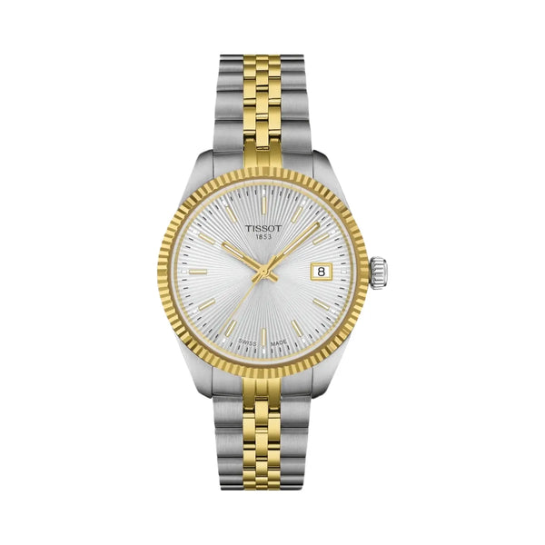 Tissot Ballade Women Quartz Silver Dial Analog Stainless Steel Watch T1562102203100