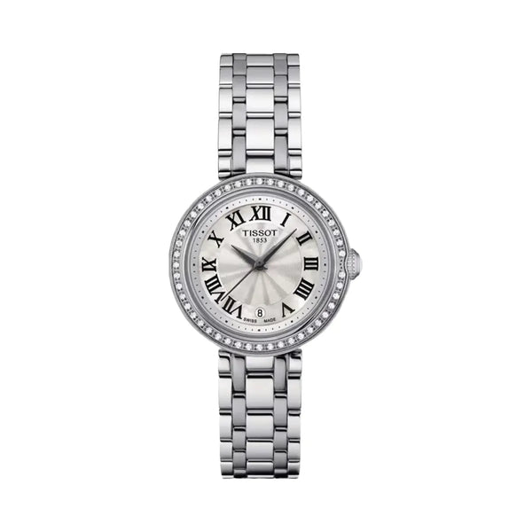 Tissot Bellissima Women Quartz Mother Of Pearl Dial Analog Stainless Steel Watch T1260106111300