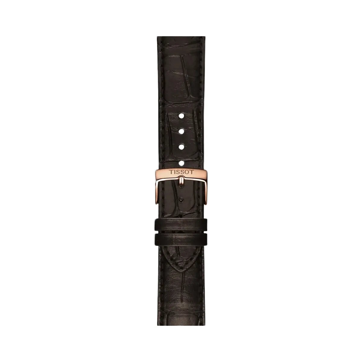 Tissot Carson Men Automatic Silver Dial Analog Leather Watch T1224073603300