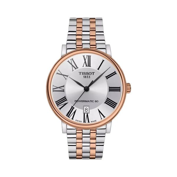Tissot Carson Premium Men Automatic Silver Dial Analog Stainless Steel Watch T1224072203300