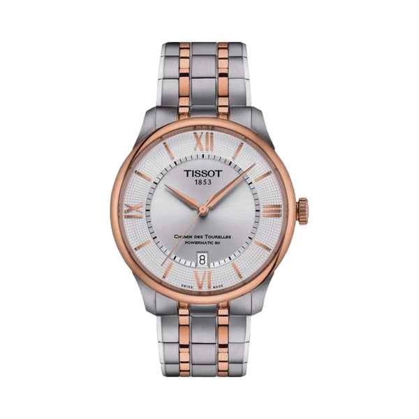 Tissot Chemin Des Tourelles Men Automatic Silver Dial Analog Stainless steel Watch T1398072203800