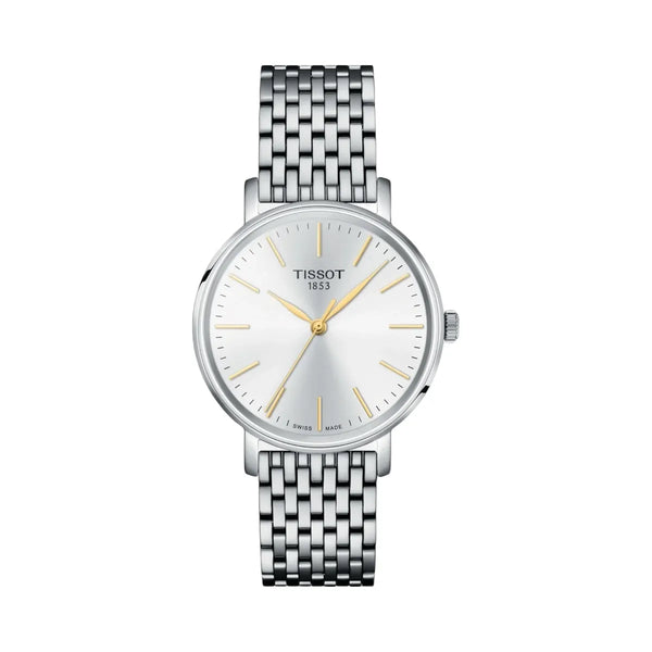Tissot Everytime Women Quartz White Dial Analog Stainless Steel Watch T1432101101101