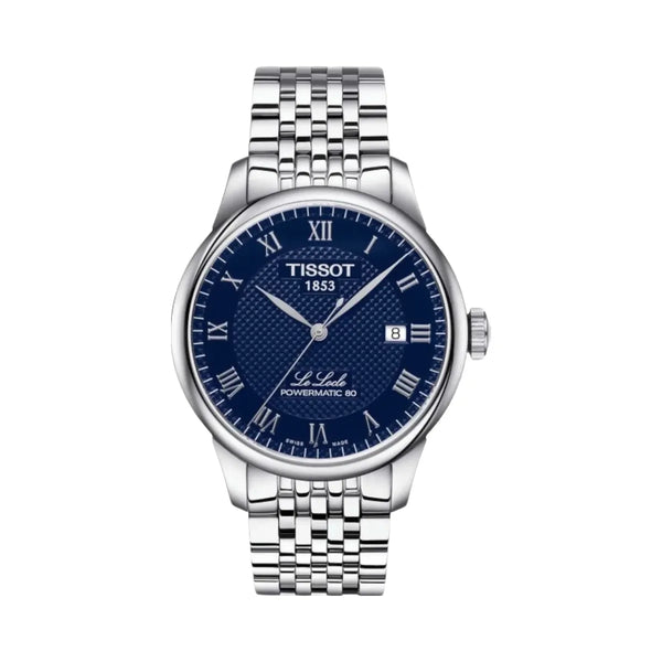 Tissot Le Locle Men Automatic Blue Dial Analog Stainless Steel Watch T0064071104300