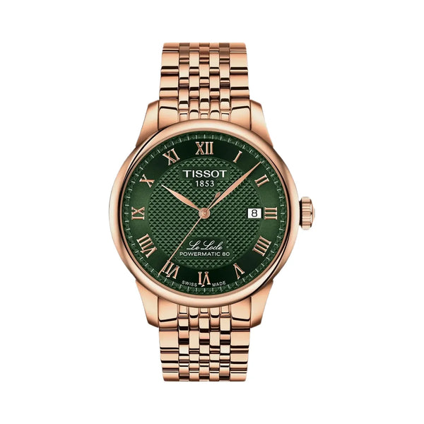 Tissot Le Locle Men Automatic Green Dial Analog Stainless Steel Watch T0064073309300