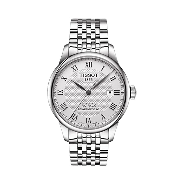 Tissot Le Locle Men Automatic Silver Dial Analog Stainless Steel Watch T0064071103300