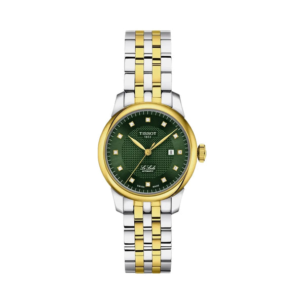 Tissot Le Locle Women Automatic Green Dial Analog Stainless Steel Watch T0062072209601