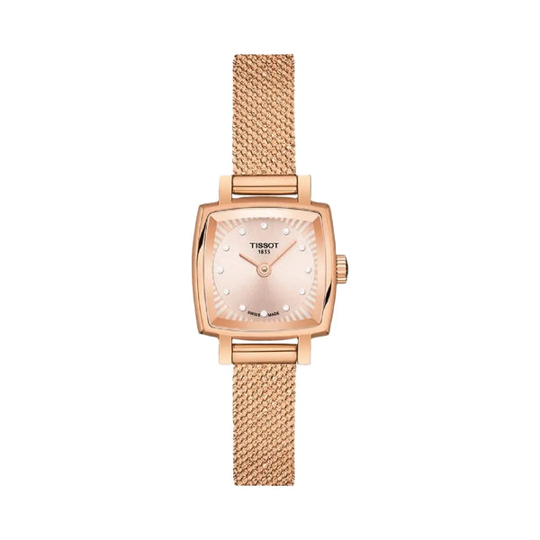 Tissot Lovely Women Quartz Cream Dial Analog Stainless Steel Watch T0581093345600