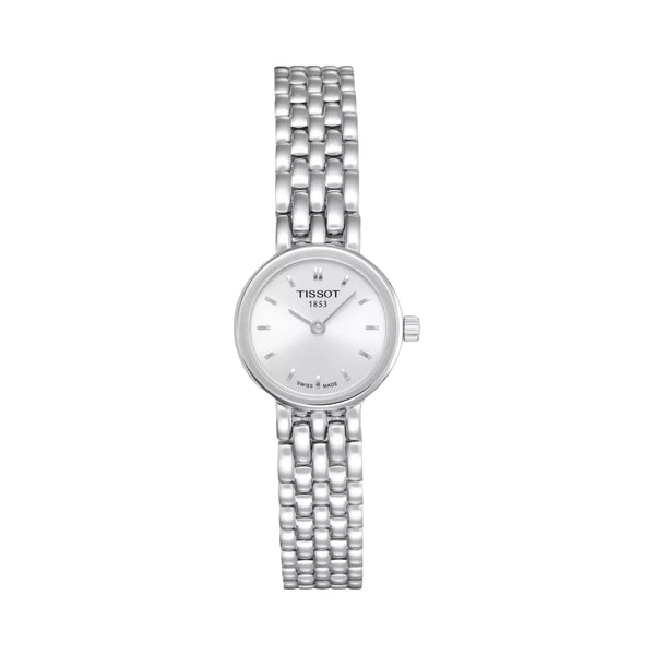 Tissot Lovely Women Quartz Silver Dial Analog Stainless Steel Watch T0580091103100