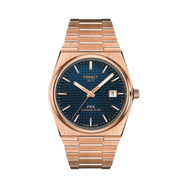 Tissot PRX Men Automatic Blue Dial Analog Stainless Steel Watch T1374073304100
