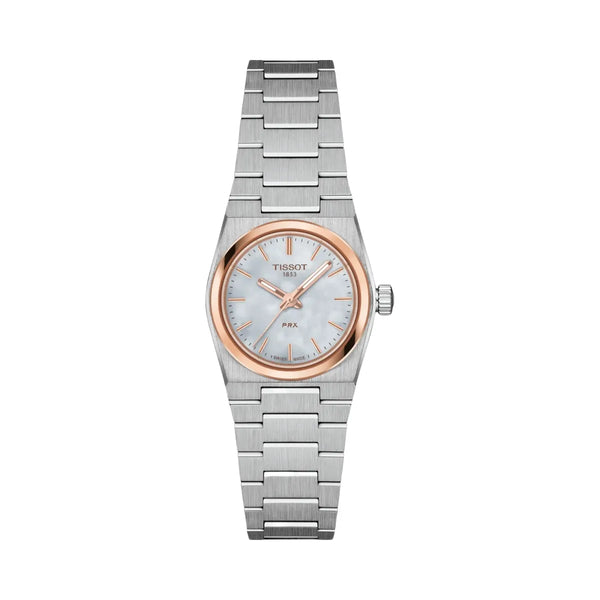 Tissot PRX Women Quartz Mother Of Pearl Dial Analog Stainless Steel Watch T1370102111100