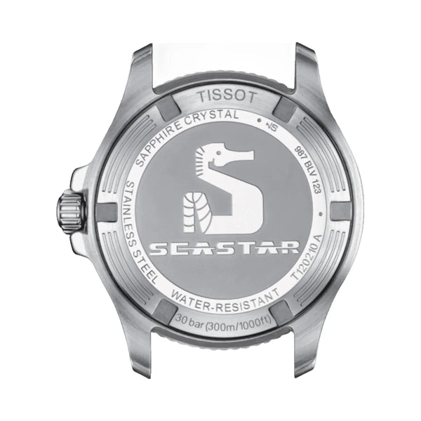 Tissot Seastar 1000 Women Quartz Black Dial Analog Stainless Steel Watch T1202101105100