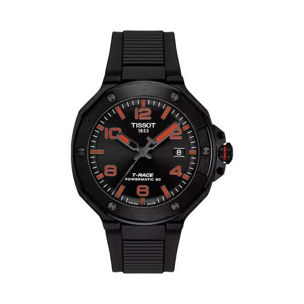 Tissot T-Race Men Automatic Black Dial Analog Silicone Watch T1418073705700