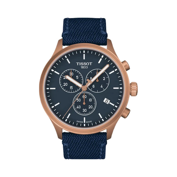 Tissot XL Men Quartz Blue Dial Analog Nylon Watch T1166173704100