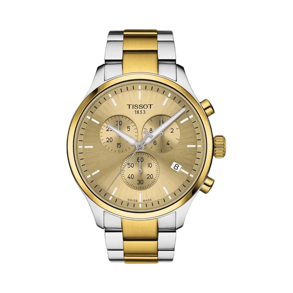 Tissot XL Men Quartz Champagne Dial Chronograph Stainless Steel Watch T1166172202100