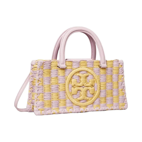 Tory Burch Ella Hand-Crocheted East-West Tote Pale Purple