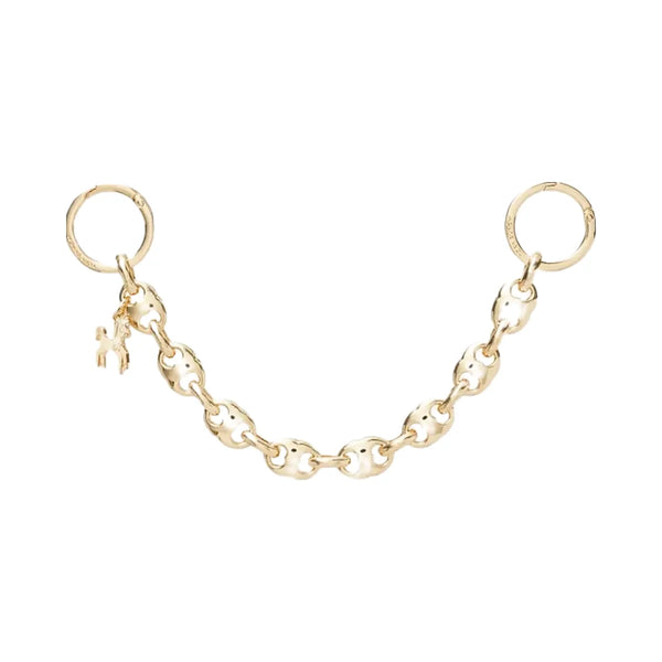 Tory Burch Horse and Gemini Link Bag Chain Multi / Gold