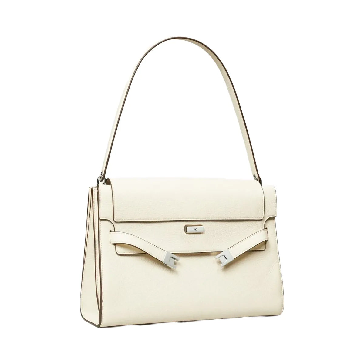 Tory Burch Large Lee Radziwill Shoulder Bag Ivory