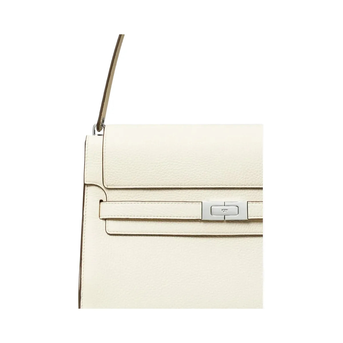 Tory Burch Large Lee Radziwill Shoulder Bag Ivory