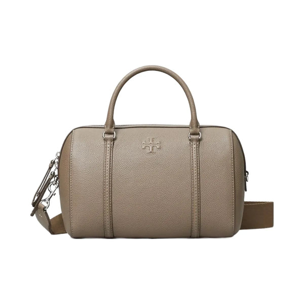 Tory Burch Leather Satchel Wild Mushroom