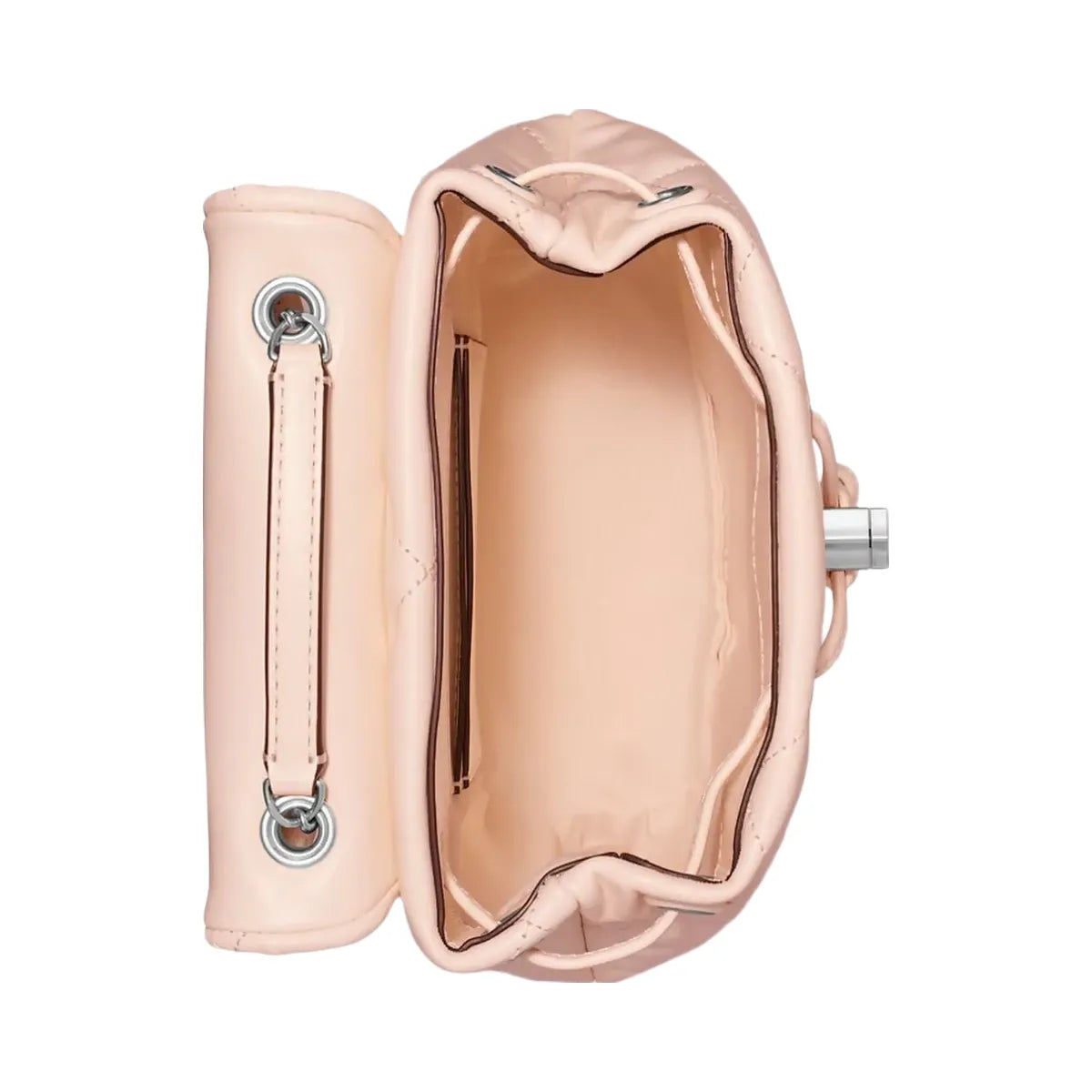 Tory Burch Mini Kira Diamond Quilt Backpack Soft Pink