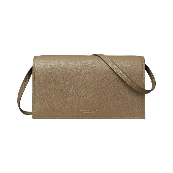 Tory Burch Romy Wallet Crossbody Wild Mushroom