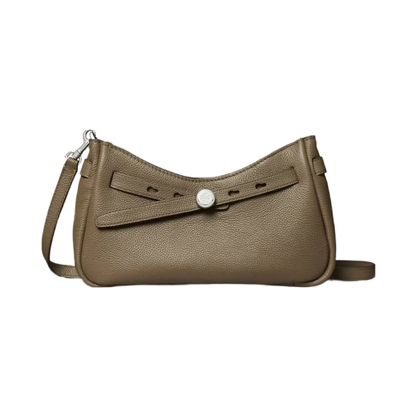 Tory Burch Romy Zip Top Crossbody Wild Mushroom