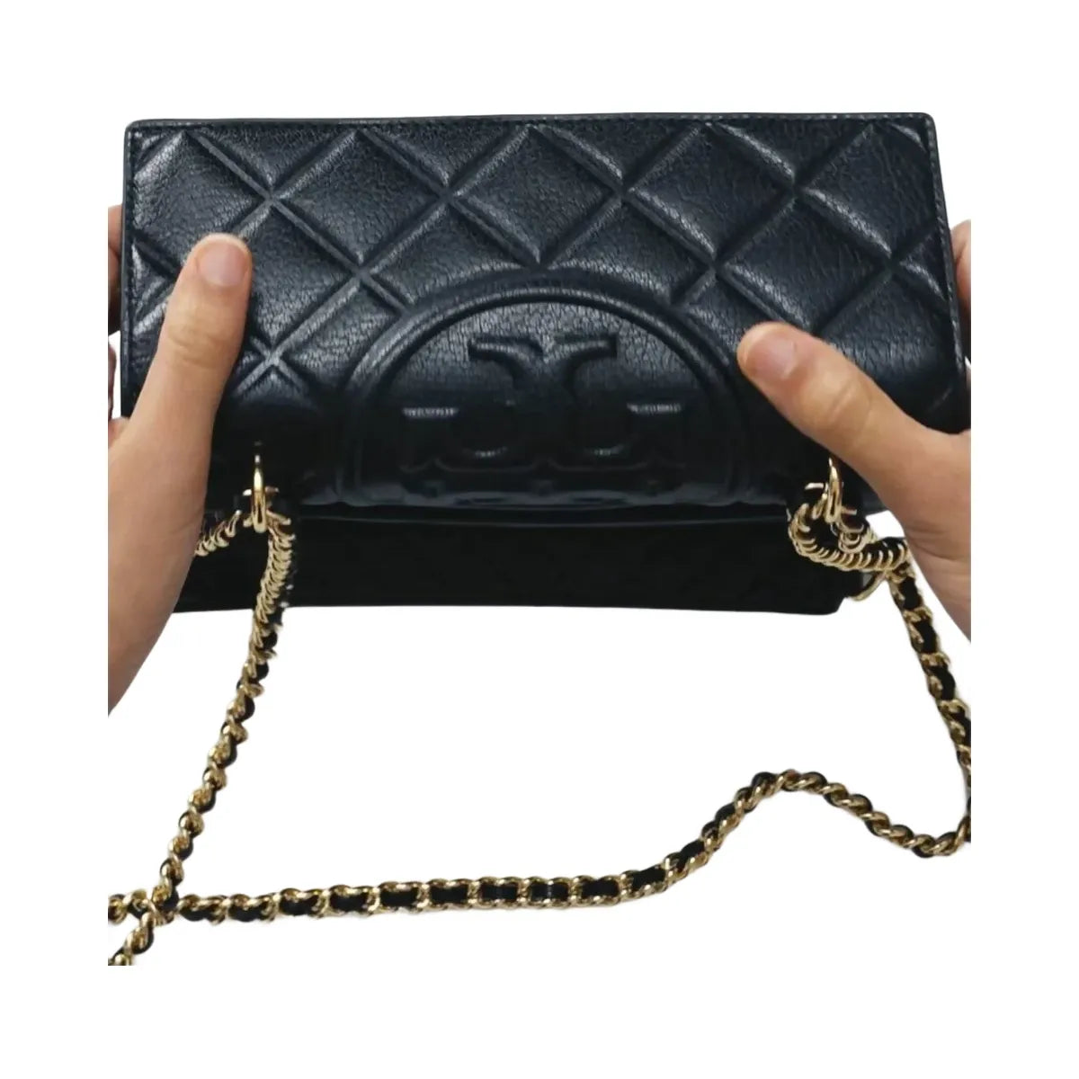 Tory Burch Small Fleming Shoulder Bag Black