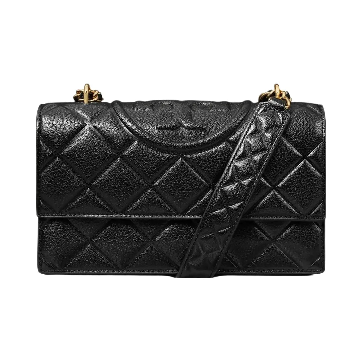 Tory Burch Small Fleming Shoulder Bag Black
