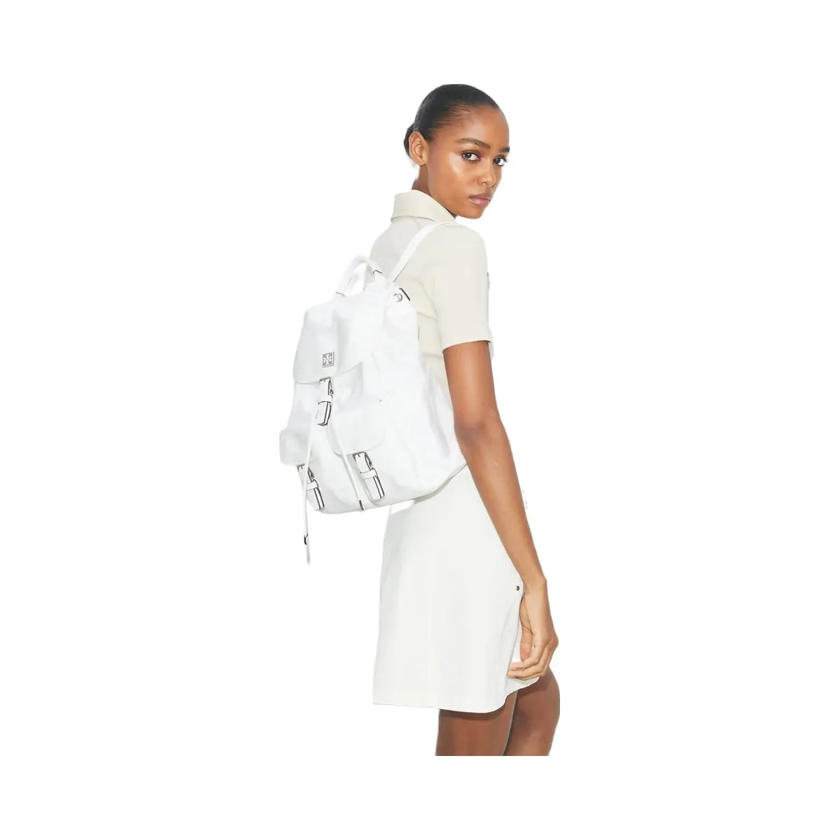 Tory Burch Virginia Backpack Snow White