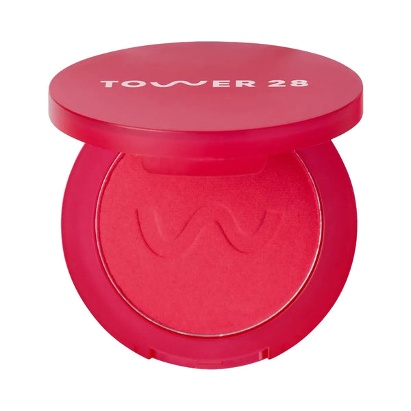 Tower 28 GetSet Matte Powder Blush Sunset Shirley x Toni Bravo